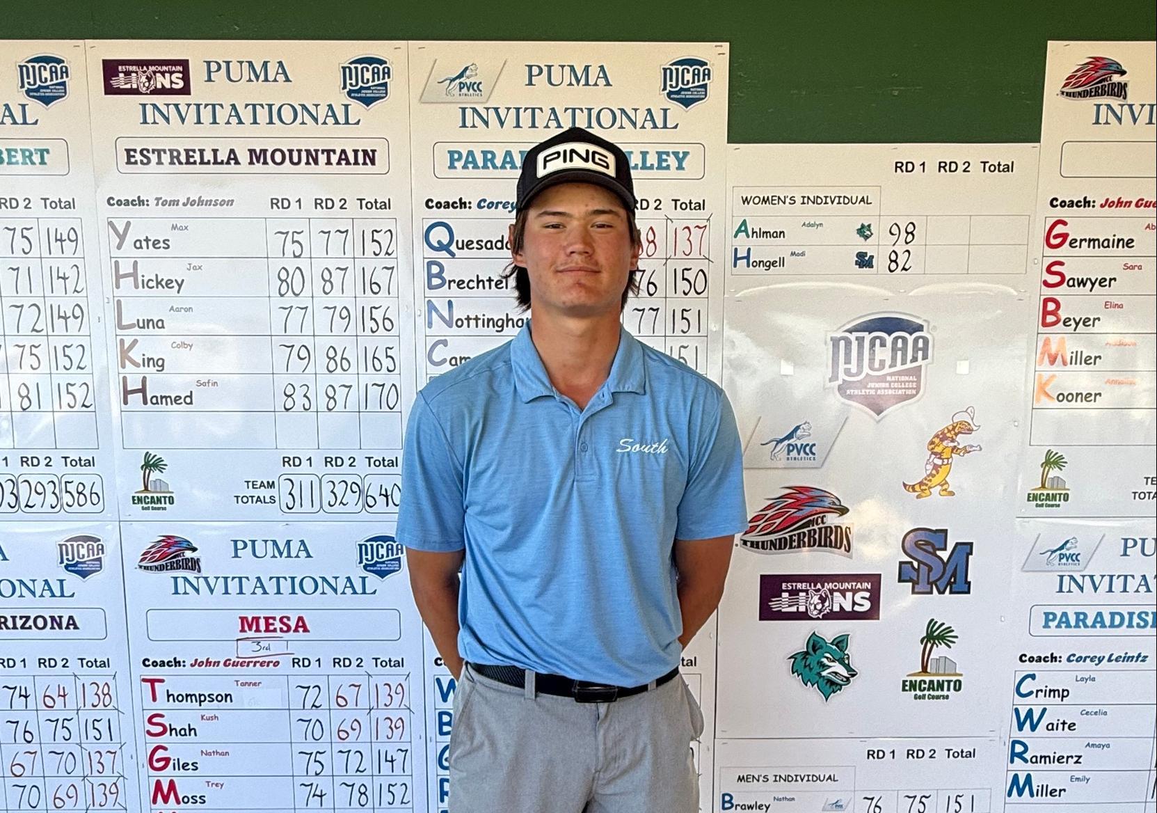 Quinton Breuer, SMCC Men's Golf Claim Puma Spring Classic Titles