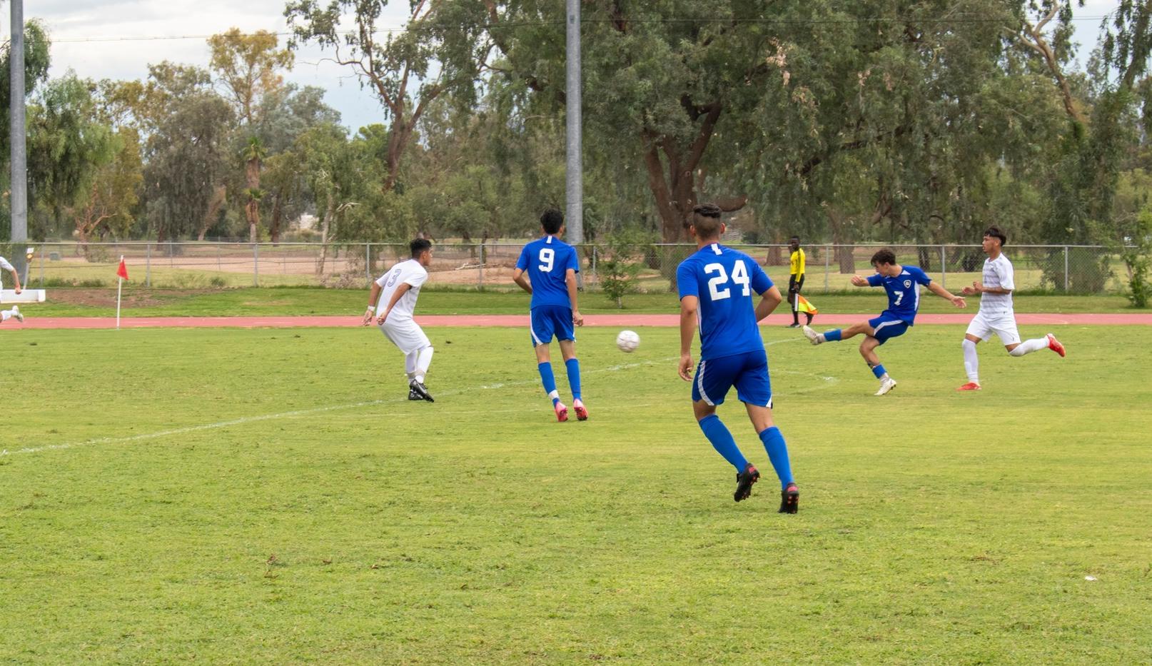 Amador's Brace Highlights SMCC Men's Soccer Season Opener