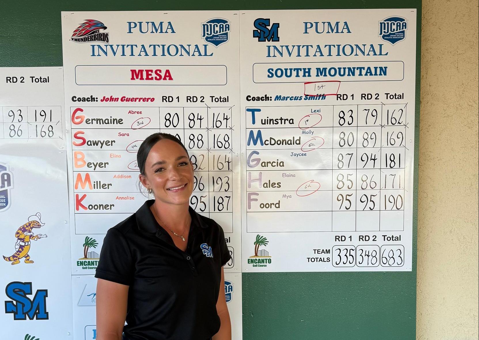Lexi Tuinstra and SMCC Women's Golf Win PVCC Spring Invitational