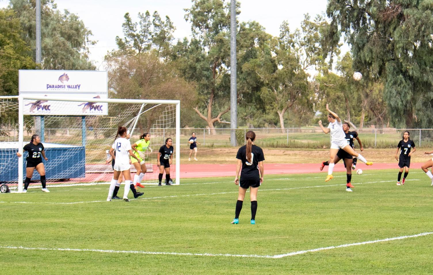 Madai Seperich Scores for SMCC Women's Soccer vs. Mesa CC